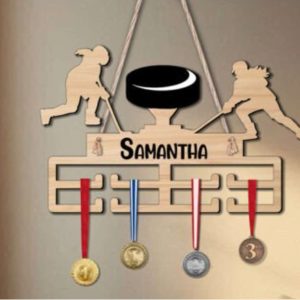 Custom Wooden Sports Medal Holder