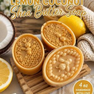Lemon Coconut Shea Butter Soap