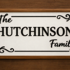 Custom Family Sign