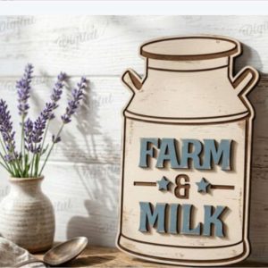 Rustic Laser-Cut Wooden Signs Collection