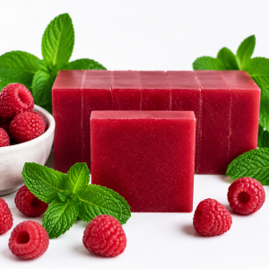 Red Raspberry Mint Coconut Oil Soap