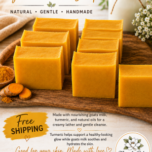 Tumeric Goats Milk Soap Bars