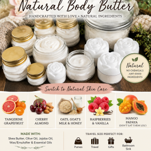 Handcrafted Natural body butter